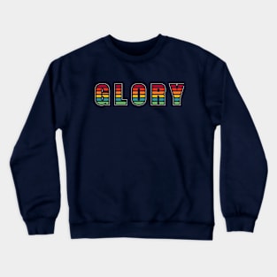 glory retro colour Crewneck Sweatshirt